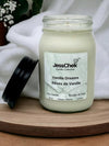 JessChek Vanilla Dreams Soy Candle, 16 oz (475 ml) – Smooth, Rich Vanilla Blend, Hand Poured in Canada