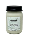 JessChek Vanilla Dreams Soy Candle, 16 oz (475 ml) – Smooth, Rich Vanilla Blend, Hand Poured in Canada