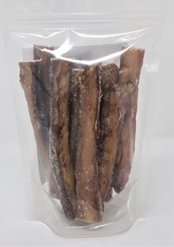 Platinum Alberta Premium Bully Sticks for Dogs - 220G (5"-6"). Made in Alberta, Canada in a Family Run Business - 100% Grass Fed Alberta Beef, 100% Beef Pizzle, All Natural, Low Odour, No Preservatives