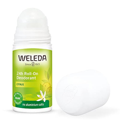 Weleda 24 Hour Roll-On Deodorant, Citrus, 1.7 Fluid Ounce