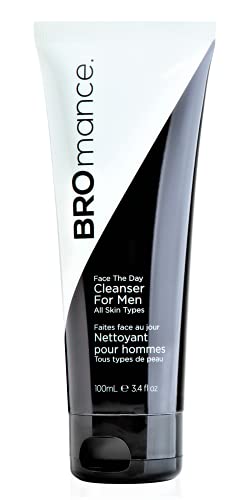 BROmance, Face The Day Cleanser for Men, 100 mL, All Skin Types, Made in Canada