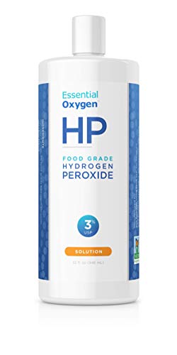 Essential Oxygen Hydrogen Peroxide 3% Food Grade, 32 Fluid Ounce