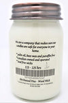 Country Collection Wood Wick Birchwood Pine Soy Candle - Large 16 oz, Canadian Made, Hand Poured by C & C Candle Company Inc.