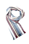 Meraki Movement 80% Alpaca Wool Scarf (Blue, Burgundy, White) Product of Ecuador