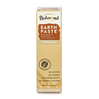 Redmond Earthpaste - Natural Non-Fluoride Toothpaste, 4 Ounce Tube