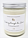 HOLIDAY BLISS COLLECTION, Dashing Through The Snow (Birchwood Pine & Fir),10 oz (288 ml) Artisan Soy Candle with Gemstone & Holiday Charm, Hand Poured in Canada by Life Junkie