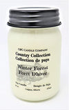 Country Collection Winter Forest (Balsam, Pine & Fir with Warmth of Cedarwood) Soy Candle, Large 16 oz (475ml), Canadian Made, Hand Poured by C&C Candle Company Inc.