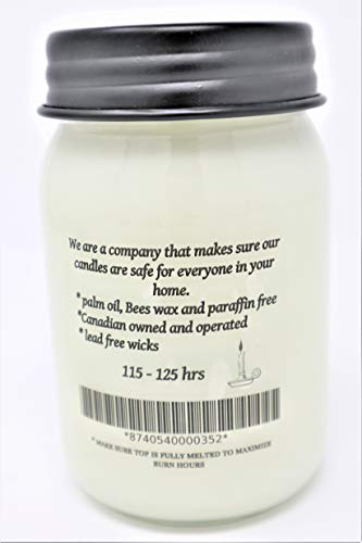 Country Collection Sweet Vanilla Soy Candle, Large 16 oz, Hand Poured in Canada by C & C Candle Company Inc.