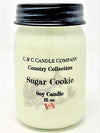 Country Collection Sugar Cookie Soy Candle, Large 16 oz, Hand Poured in Canada by C & C Candle Company Inc.