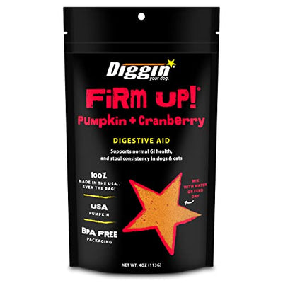 Diggin Your Dog Firm Up Pumpkin Supplement