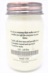 Country Collection Simply Cedar Soy Candle, Large 16 oz, Canadian Made, Hand Poured by C & C Candle Company Inc.