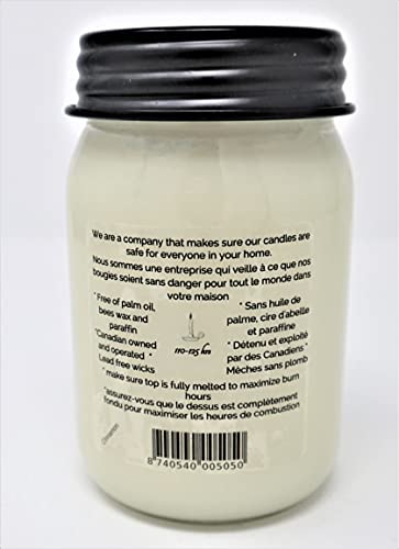 Country Collection Cinnamon Soy Candle, Large 16 oz (475 ml), Canadian Made, Hand Poured by C&C Candle Company Inc.