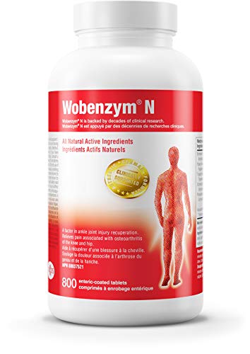 Wobenzym - Wobenzym N - Authentic German Formula Designed for Joint Support - 800 Tablets