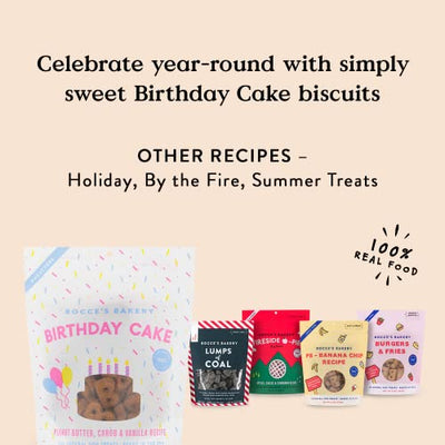 Bocce's Bakery Treats for Dogs - Special Edition Wheat-Free Dog Treats, Made with Real Ingredients, Baked in The USA, All-Natural Biscuits, 5 oz