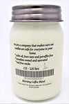 Country Collection Morning Coffee Soy Candle, Large 16 oz, Canadian Made, Hand Poured by C & C Candle Company Inc.