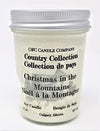 Country Collection (Christmas in The Mountains & Holiday Cider) - Holiday Soy Candles, Bundle of 2 - 8 oz (237ml) - , Canadian Made, Hand Poured by C&C Candle Company Inc.