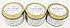 HOLIDAY BLISS COLLECTION - We Three Tins Bundle (3 x 4 oz) - (All is Bright, Twas the Night & Dashing through the Snow), Hand Poured Artisan Soy Candles with Gemstone & Holiday Charm, Small Travel/Gift Size, Made In Canada by Life Junkie