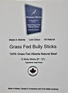 Platinum Alberta Grass Fed Bully Sticks for Dogs, 12 x (9"-12") Made in Alberta, Canada - 100% Grass Fed Alberta Beef, 100% Beef Pizzle, All Natural, Low Odour, No Preservatives