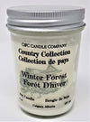 Country Collection Candle Set (Frosted Spruce & Winter Forest) - Soy Candles, 2x8oz (237ml) - Hand Poured in Canada by C&C Candle Company Inc.