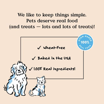 Bocce's Bakery Treats for Dogs - Special Edition Wheat-Free Dog Treats, Made with Real Ingredients, Baked in The USA, All-Natural Biscuits, 5 oz