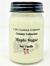 Country Collection Maple Sugar Soy Candle, Large 16 oz - Hand Poured in Canada by C & C Candle Company Inc.