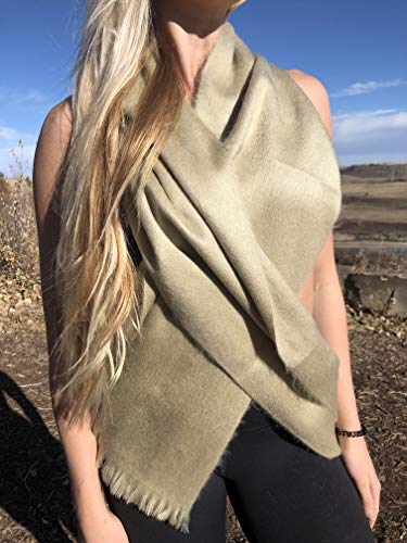 Meraki Movement 80% Alpaca Wool Scarf (Golden Warrior) Product of Ecuador